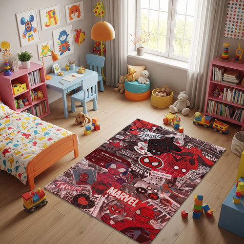 Spiderman Comic Book Rug, Spiderman Rug