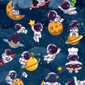 Astronaut Kids Rug, Space Adventure, Nursery Playroom Carpet
