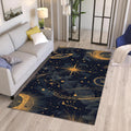 Galaxy Art Rug, Sky Rug, Star Rug, Bohemian rug, Gothic Mat Home