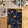 Galaxy Art Rug, Sky Rug, Star Rug, Bohemian rug, Gothic Mat Home