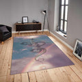 Chakra Snake Area Rug, Spiritual Zen Decor, Non-Slip