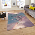 Chakra Snake Area Rug, Spiritual Zen Decor, Non-Slip