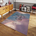 Chakra Snake Area Rug, Spiritual Zen Decor, Non-Slip