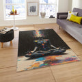 Chakra Meditation Rug, Galaxy Yoga Mat, Spiritual Decor