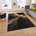 Gold Phoenix Area Rug, Spiritual Zen Decor, Non-Slip Carpet