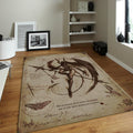 Gothic Deer Rug, Pagan Area Rug Dark Aesthetic Decor Celtic Knot