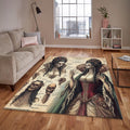 Goth Anatomy Rug, Dark Academia Area Rug