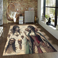Goth Anatomy Rug, Dark Academia Area Rug
