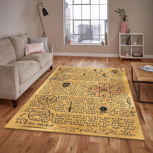Occult Rug, Ancient Egyptian Area Rug