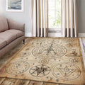 Alchemy Rug, Occult Grimoire Area Rug