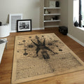 Alchemy Rug, Occult Grimoire Area Rug