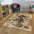 Alchemy Rug, Occult Grimoire Area Rug