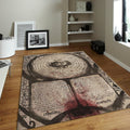 Goth Anatomy Rug, Dark Academia Area Rug