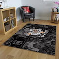 Luffy Gear 5 Rug, One Piece Manga Panel Art