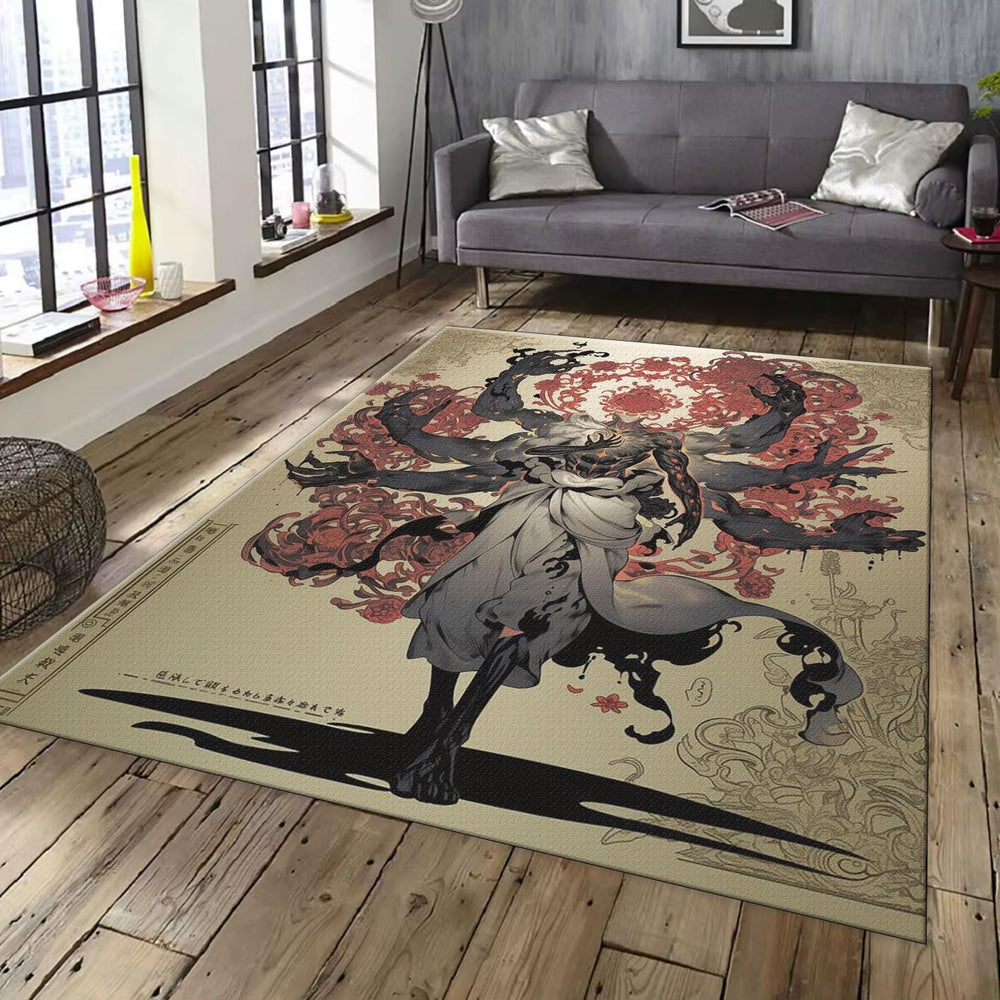 Reiki Energy Rug, Spiritual Japanese God Art