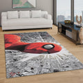 Classic Spider-Man Rug, Red Mask Marvel Comics Fan Art Peter