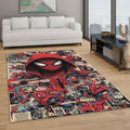 Marvel Comics Rug, Hooded Spider-Man Art