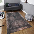 Moody Basketball Court Rug, Aerial Art