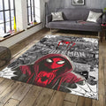 Marvel Comics Rug, Hooded Spider-Man Art