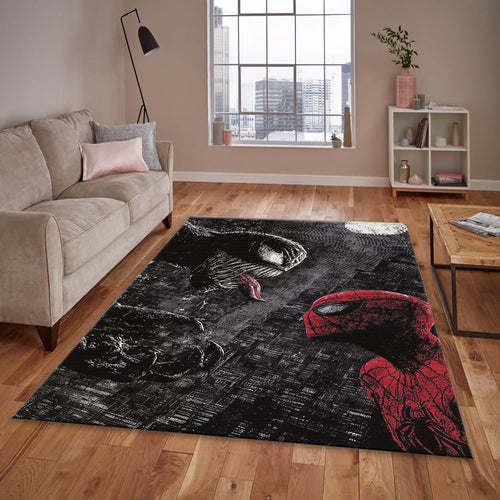 Venom vs Spider-Man Rug, Marvel Comic Art