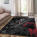 Venom vs Spider-Man Rug, Marvel Comic Art