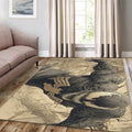 Venom Rug, Symbiote Art Marvel Superhero Decor Gamer Room Gift