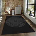 Pi Symbol Rug, Math Infinity Art Golden Spiral Numbers Science