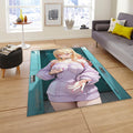 Sexy Waifu Rug, Ecchi Lewd Room Decor