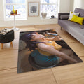 Drunk Anime Girl Ahegao Style Waifu Decor Beer Lover Gift, Otaku