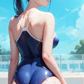 Ecchi Anime Art Mat, Sexy Pool Girl