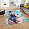 Ecchi Anime Art Mat, Sexy Pool Girl