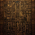Egyptian Hieroglyph Rug, Ancient Egypt Decor