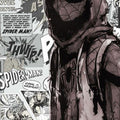 Black and White Spider-Man Rug, Gritty Comic Art