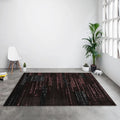 Coder Aesthetic Rug, Red Hacker Code