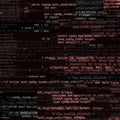 Coder Aesthetic Rug, Red Hacker Code