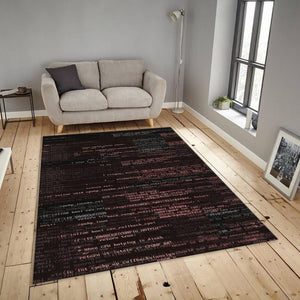 Coder Aesthetic Rug, Red Hacker Code