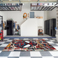 Retro Spider-Man Rug, Marvel Comic Book Art