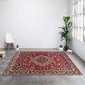 Traditional Persian Style Rug, Red Medallion