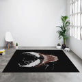 Venom Rug, Marvel Splatter Art Venom Face Decor Gothic Gamer Rug