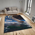 Stormy Sea Rug, Celestial Abstract Sky
