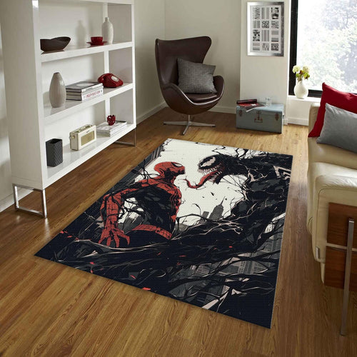 Spider-Man vs Venom Rug, Marvel Comics Art