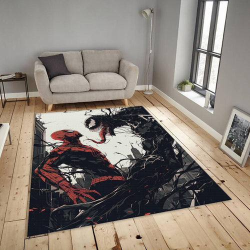 Spider-Man vs Venom Rug, Marvel Comics Art