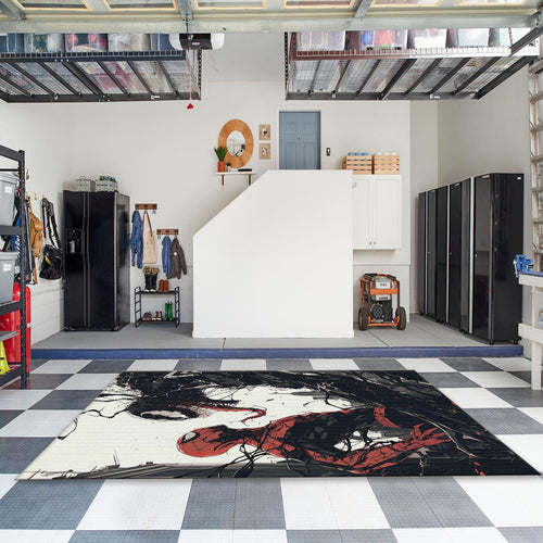 Spider-Man vs Venom Rug, Marvel Comics Art