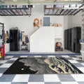 Great Wave Rug, Japanese Ukiyo-e Style