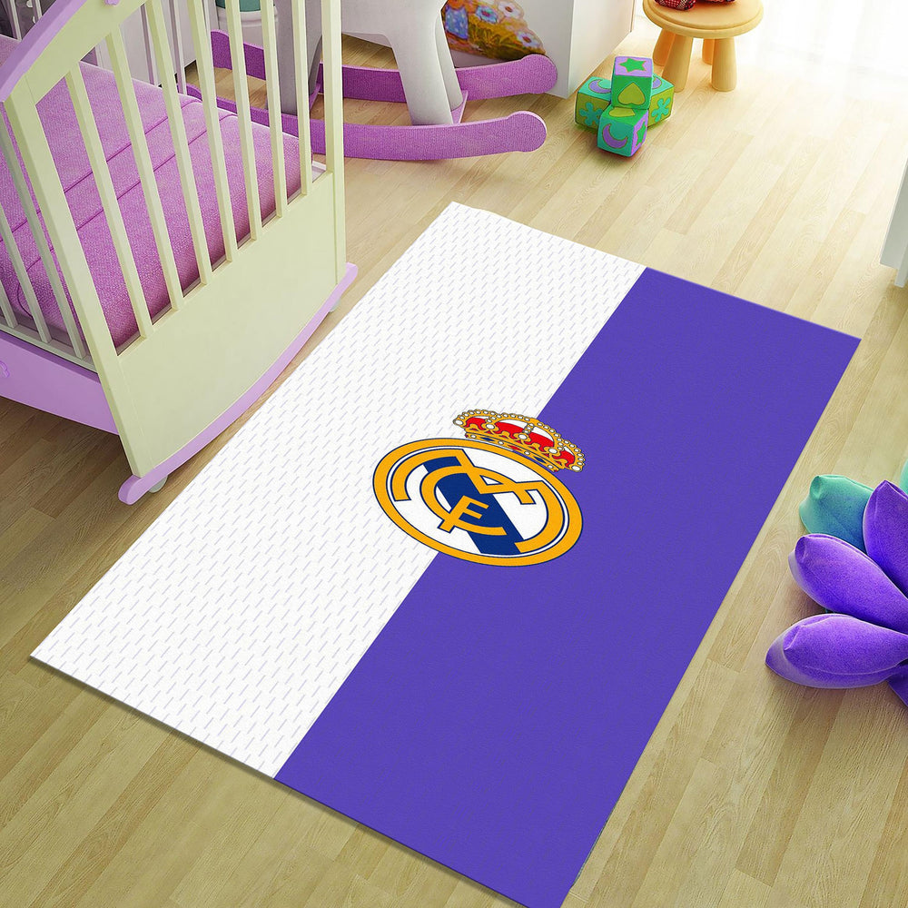 Real Madrid Rug Real Madrid Rug Football Carpet for Garage & Kids