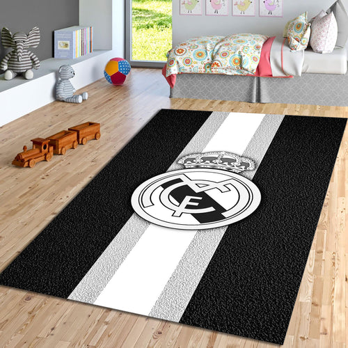 Real Madrid Rug Real Madrid Rug Football Carpet for Garage & Kids