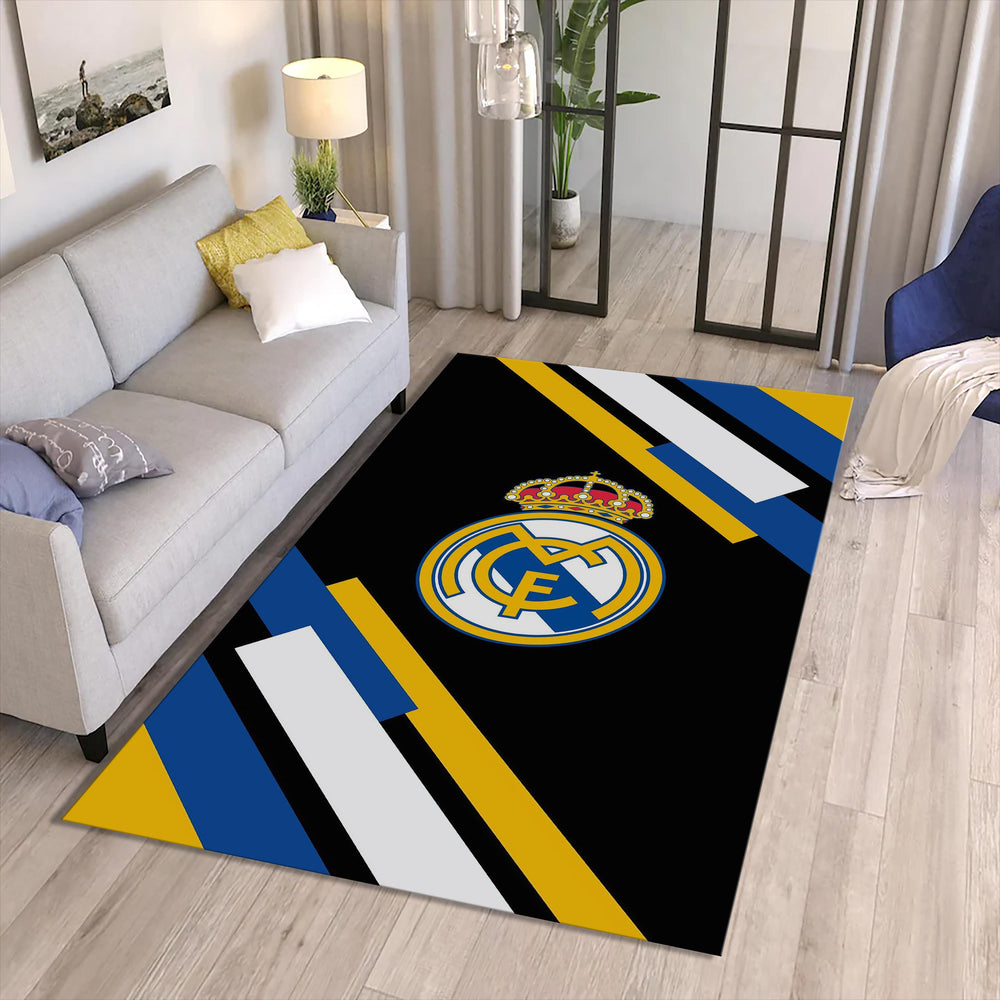 Real Madrid Rug Real Madrid Rug Football Carpet for Garage & Kids