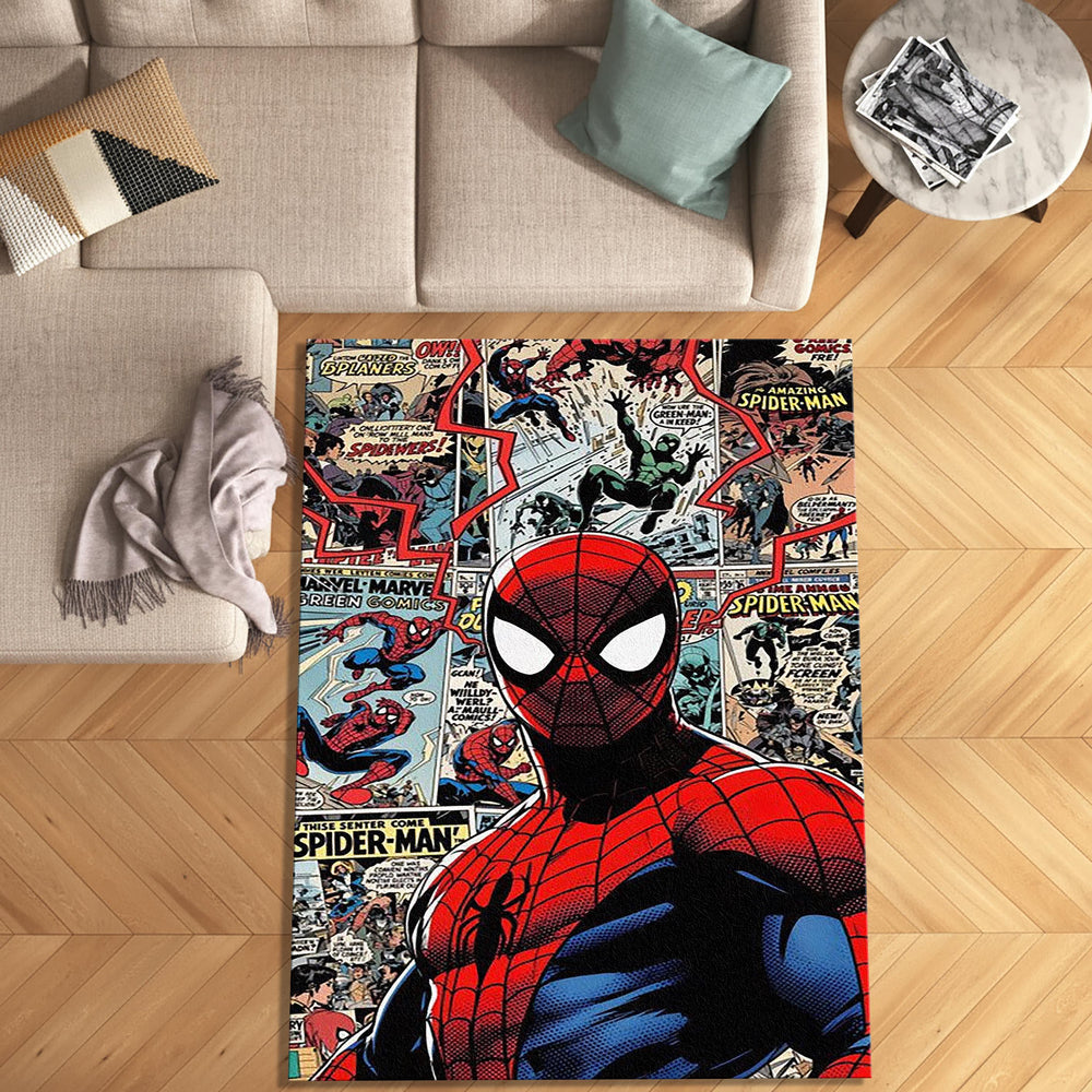 Spiderman Rug, Spider Man Rug, Kids Room Decor, Chield Rug, Boys