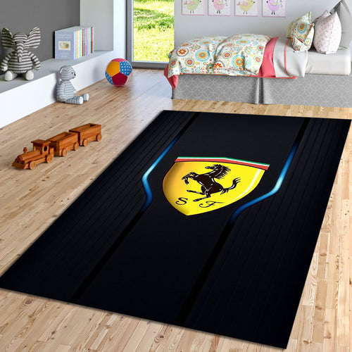 Ferrari F1 Rug Ferrari Rug Formula 1 Racing Carpet for Garage &