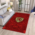 Ferrari F1 Rug Ferrari Rug Formula 1 Racing Carpet for Garage &
